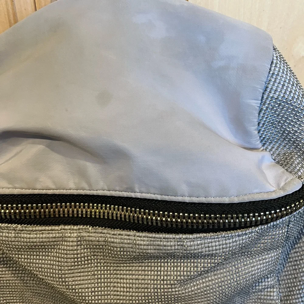 Athleta light gray backpack